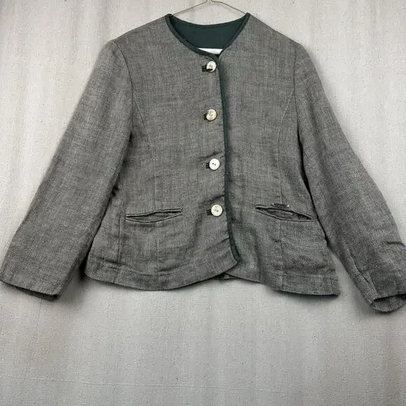 Vintage REHLI TRACHT Women's Linen Skirt Suit 80' Size Medium - Picture 3 of 16